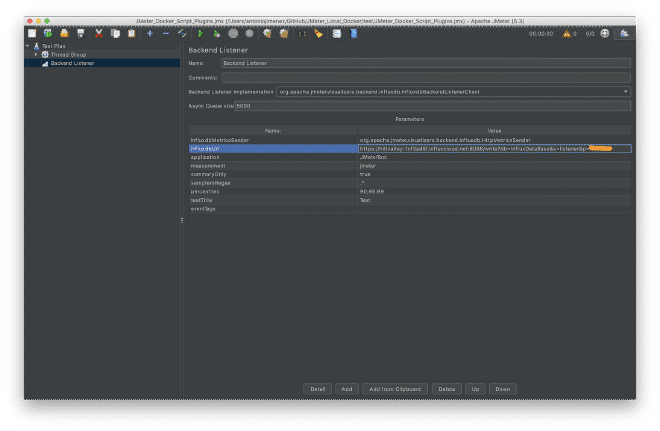 influxdb-jmeter